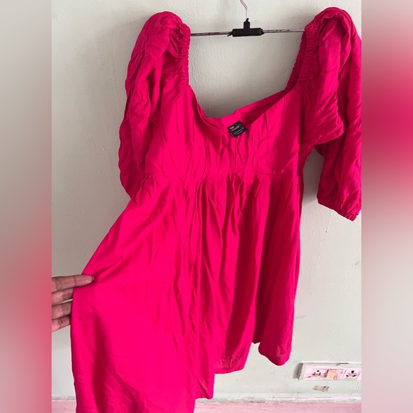 Zara pink mini dress perfect for Valentine’s Day ❤️ - Picture 3 of 5